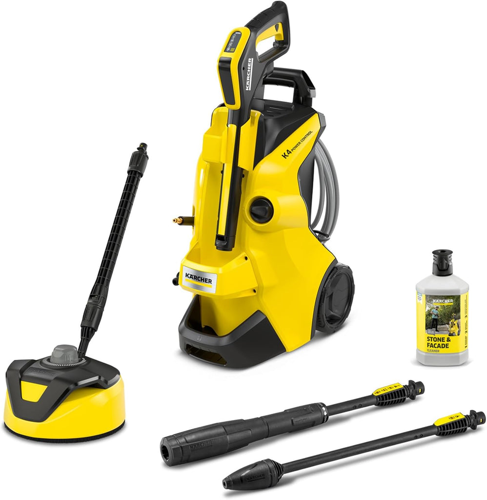 K盲rcher Nettoyeur Haute Pression K 4 Power Control Flex Home,Pression : max. 130 bar,Dbit : 420 l/h,Surface : 30 m虏/h,Poids : 11,5 kg,Pistolet Haute Pression,Rotabuse,Lance,Home Kit