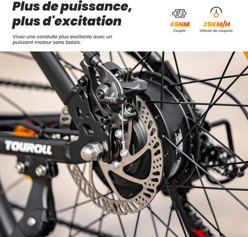 Touroll U1 Vélo Électrique, 26
