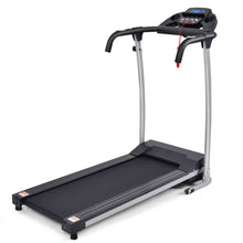 Load image into Gallery viewer, Tapis de Course Électrique Pliable avec Écran et Moniteur de Fréquence Cardiaque avec Vitesse de 1 à 10 km/h et 12 Programmes Noir -