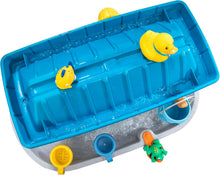 Load image into Gallery viewer, Rain Shower Splash Table d'eau avec 13 Accessoires - Bleu &amp; Vert | Table Jeux d'eau | Table d檃ctivit pour Le Jardin,Table Activit Eau | Table d'eau Extrieur