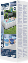 Load image into Gallery viewer, Piscine Hors Sol 404 x 201 x 100 cm Rectangulaire Power Steel鈩Piscine Tubulaire