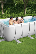Load image into Gallery viewer, Piscine Hors Sol 404 x 201 x 100 cm Rectangulaire Power Steel鈩Piscine Tubulaire