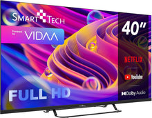 Load image into Gallery viewer, Smart Tech TV LED FHD 40' (101 cm) 40FV02V Smart TV VIDAA - Molotov Netflix Prime Video + Youtube Plex 3xHDMI - 2xUSB - Mode Hotel-2024