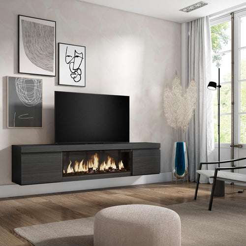 Skraut Home | Meuble TV | Banc Télé | Grand Espace de Rangement | 210 | pour Les TV jusqu'à 80