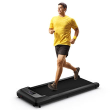 Load image into Gallery viewer, Tapis de Course Mince Tapis de Jogging avec Capacit de 120 Kg Tlcommande et cran Led Inclinable  Roulettes Tapis de Course  Glisser Gris/Noir/Rose -