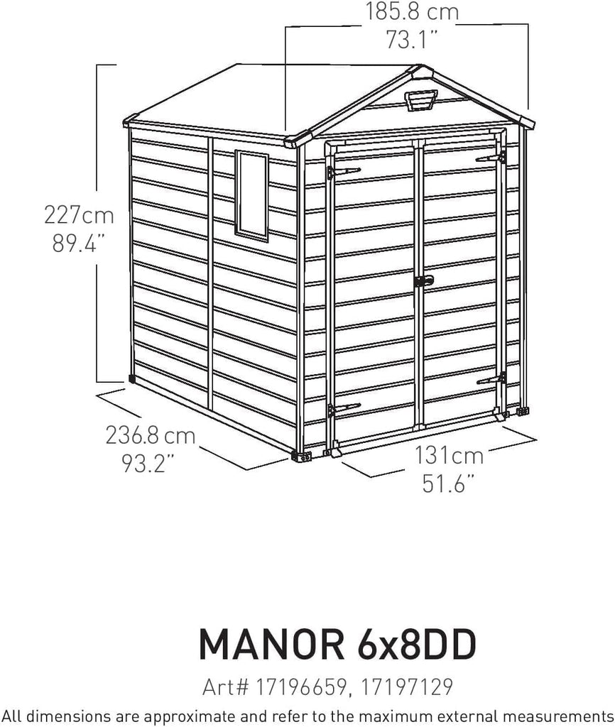 - ABRI Manor 68-4,1m虏 - Gris