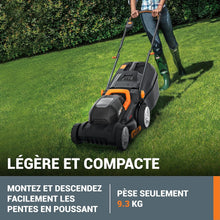 Load image into Gallery viewer, Pack Pro+ Tondeuse à Gazon 40V 460m² + Coupe-Bordures 20V + 2 Batteries 4Ah et 1 Batterie 2Ah + Chargeur Double et Chargeur Simple (Idéal pour l'Entretien du Jardin)