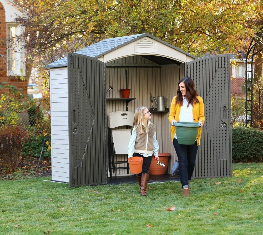 Abri de Jardin Tan 132,7 x 204,4 x 227,9 cm