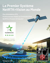 Load image into Gallery viewer, MAMMOTION YUKA Mini 700 Robot Tondeuse sans Fil Périphérique, NetRTK+Vision, Aucune Antenne RTK Requise, Recommandé 700 m², Pente à 50%, Cartographie Automatique, avec Module 4G
