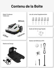 Load image into Gallery viewer, MAMMOTION YUKA Mini 500 Robot Tondeuse sans Fil Périphérique, NetRTK+Vision, Aucune Antenne RTK Requise, Recommandé 500 m², Pente à 50%, Cartographie Automatique, avec Module 4G
