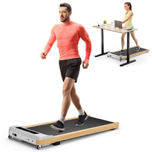 Load image into Gallery viewer, Tapis de Course Électrique 1,3-6KM/H Moteur 2,25HP à Roulettes Charge 120 kg avec Télécommande Écran LED 15 Programmes Gris -