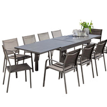 Load image into Gallery viewer, Table de jardin extensible aluminium 12 places (200/320 x 100 cm) Murano Gris anthracite - Action-sport36 -