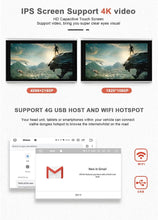Load image into Gallery viewer, Lecteur vidéo HD 13,3 pouces (1080p) pour appuie-tête de voiture,Android 9.0,avec support de montage,écran tactile IPS 2 Go + 32 Go