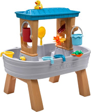 Load image into Gallery viewer, Rain Shower Splash Table d'eau avec 13 Accessoires - Bleu &amp; Vert | Table Jeux d'eau | Table d’activité pour Le Jardin,Table Activité Eau | Table d'eau Extérieur