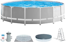 Load image into Gallery viewer, Intex piscine prism frame ronde tubulaire (ø)3,05 x (h)0,76m